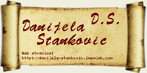 Danijela Stanković vizit kartica